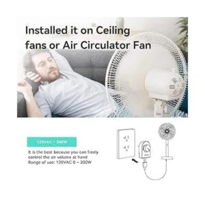 Aiwode Interruptor de atenuación giratorio control de_4