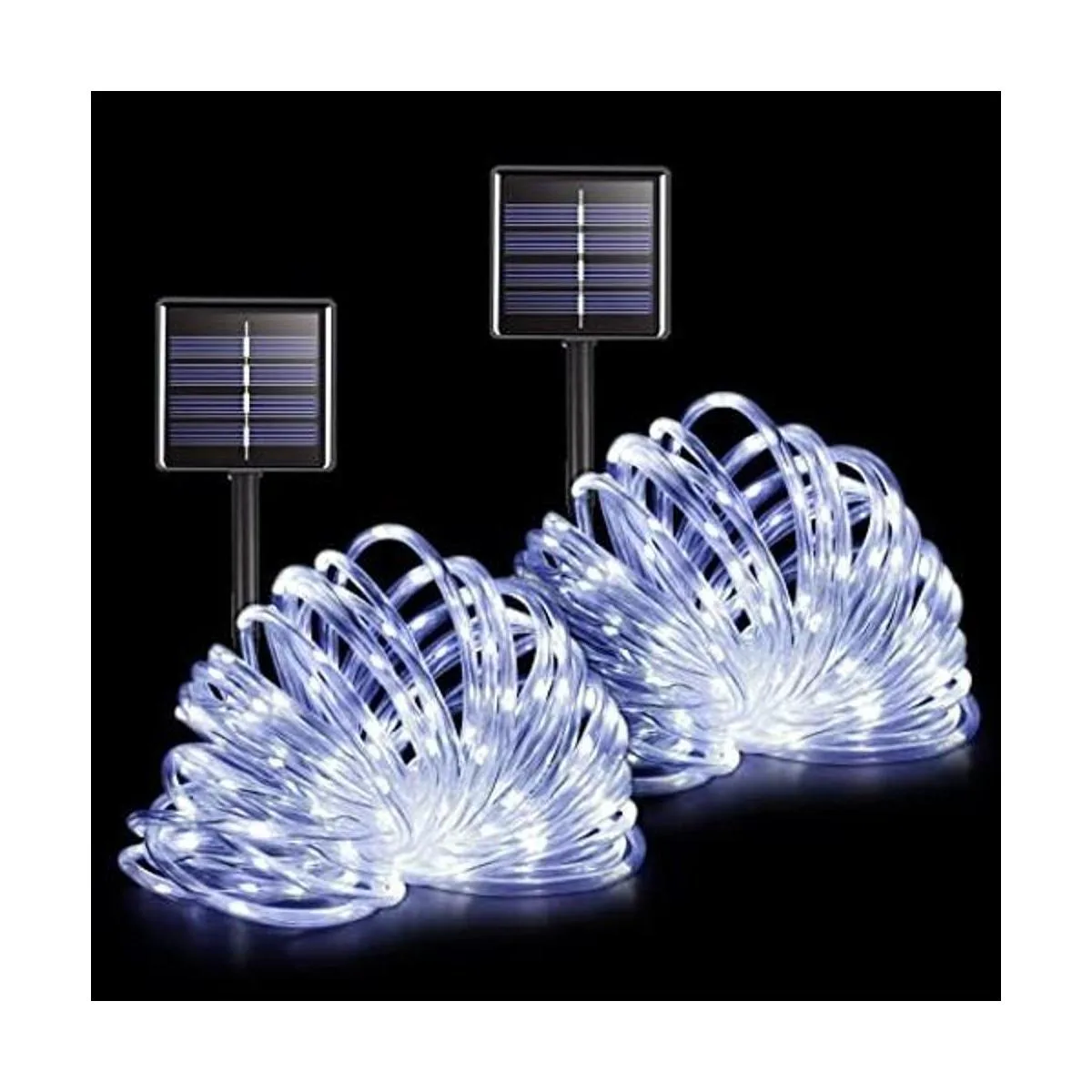 POTIVE Paquete de 2 luces solares para exteriores 33_1