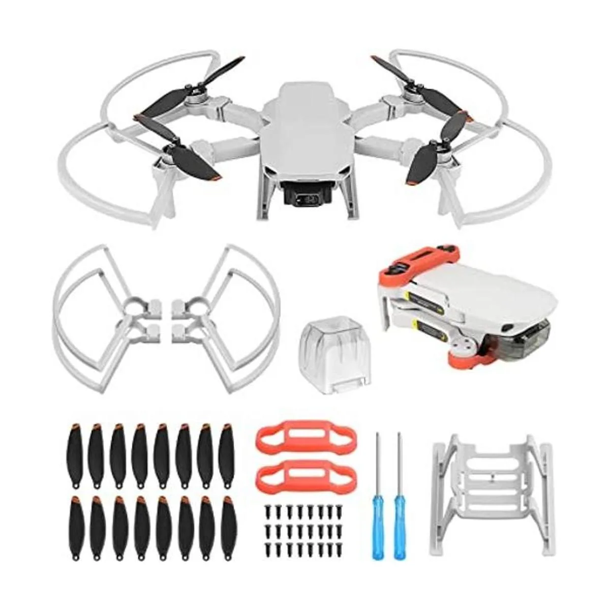 DJI Mavic Mini SE 2 hélices con protector de hélice_1