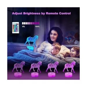 Regalos de caballos luces nocturnas para niños con_4