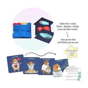 Chalk and Chuckles Juego de cartas de oso para dormir para_3