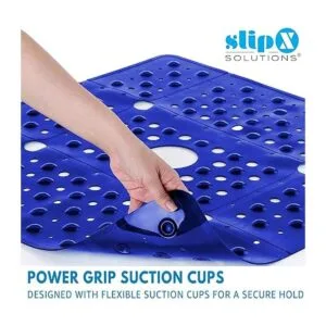 SlipX Solutions AccuFit Tapete de ducha cuadrado de 27_6