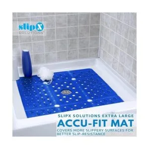 SlipX Solutions AccuFit Tapete de ducha cuadrado de 27_3