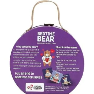 Chalk and Chuckles Juego de cartas de oso para dormir para_5