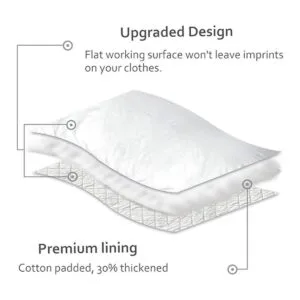 YQMAJIM Alfombrilla de planchado extra grande gruesa_3