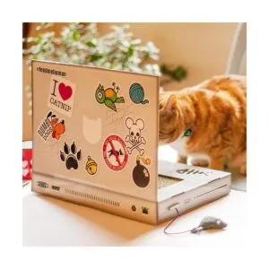 Serie UCK UK casa de juego para gatos Computadora_3