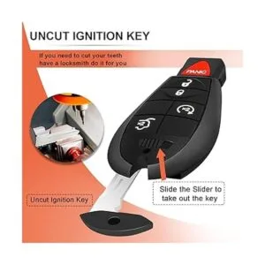 SaverRemotes Llavero de 5 botones compatible con Jeep_6
