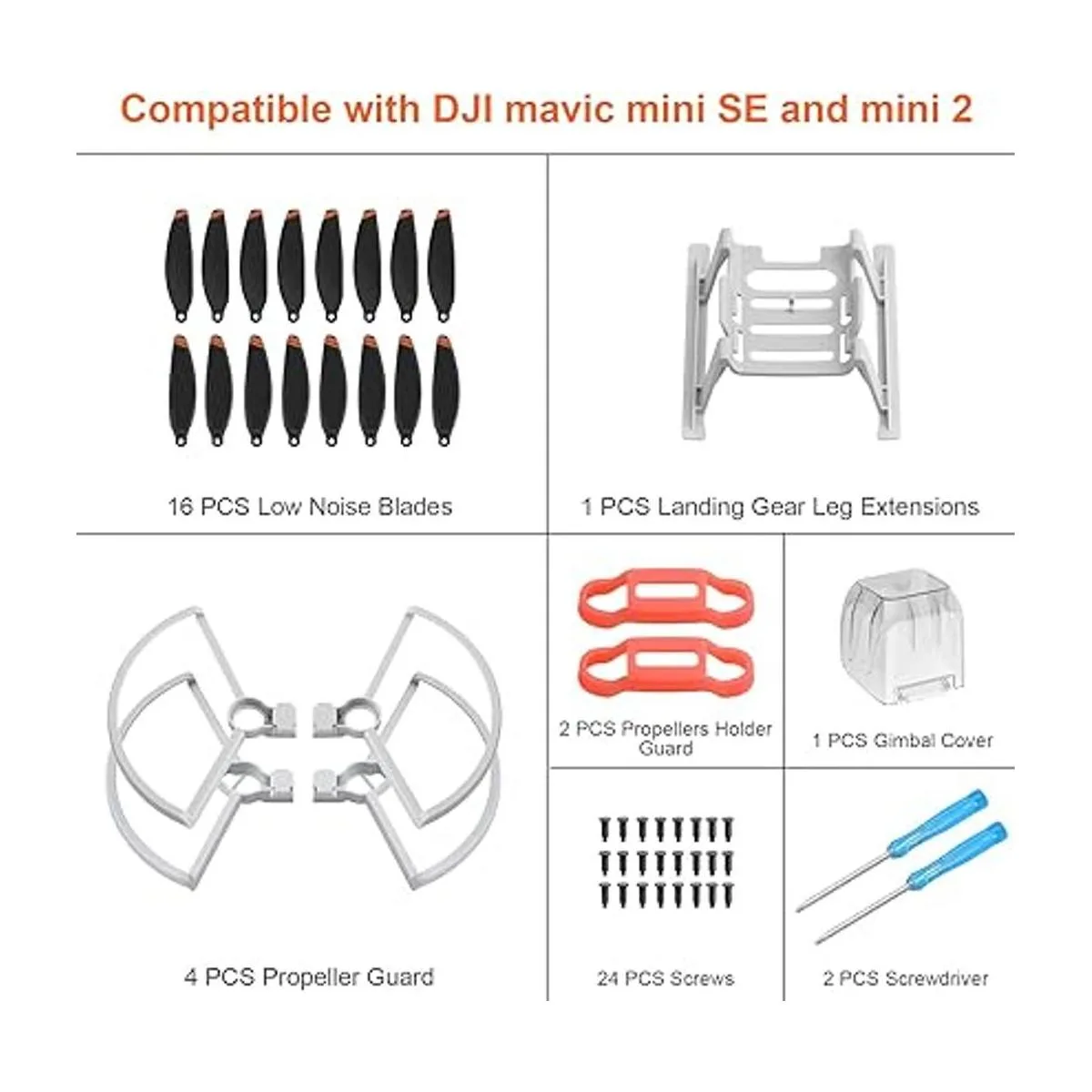 DJI Mavic Mini SE 2 hélices con protector de hélice_2