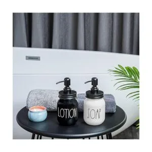 Brighter Barns Juego de dispensador de jabón para manos y_4