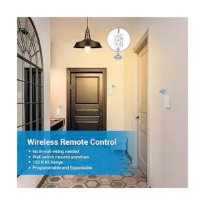 DEWENWILS Kit de interruptor de luz de pared inalámbrico_2