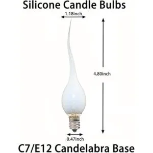 Goothy Bombillas de silicona sumergidas para velas_2