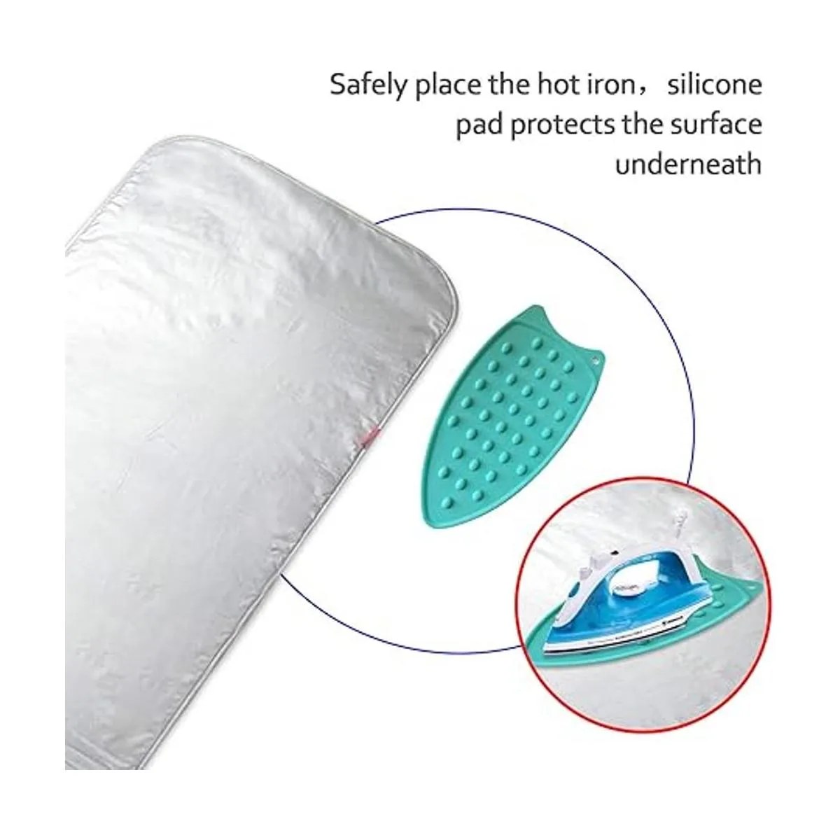 YQMAJIM Alfombrilla de planchado extra grande gruesa_5