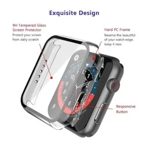 JNCVXN Paquete de 2 fundas de 1.732 in con protector de_4