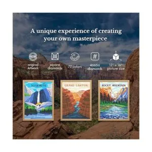 Neopalette Paquete de 3 kits de pintura de diamantes para_4