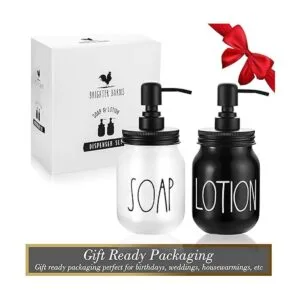 Brighter Barns Juego de dispensador de jabón para manos y_7