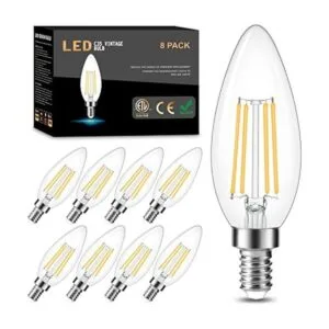 Bombilla LED de candelabro regulable de 2700 K suave y_1