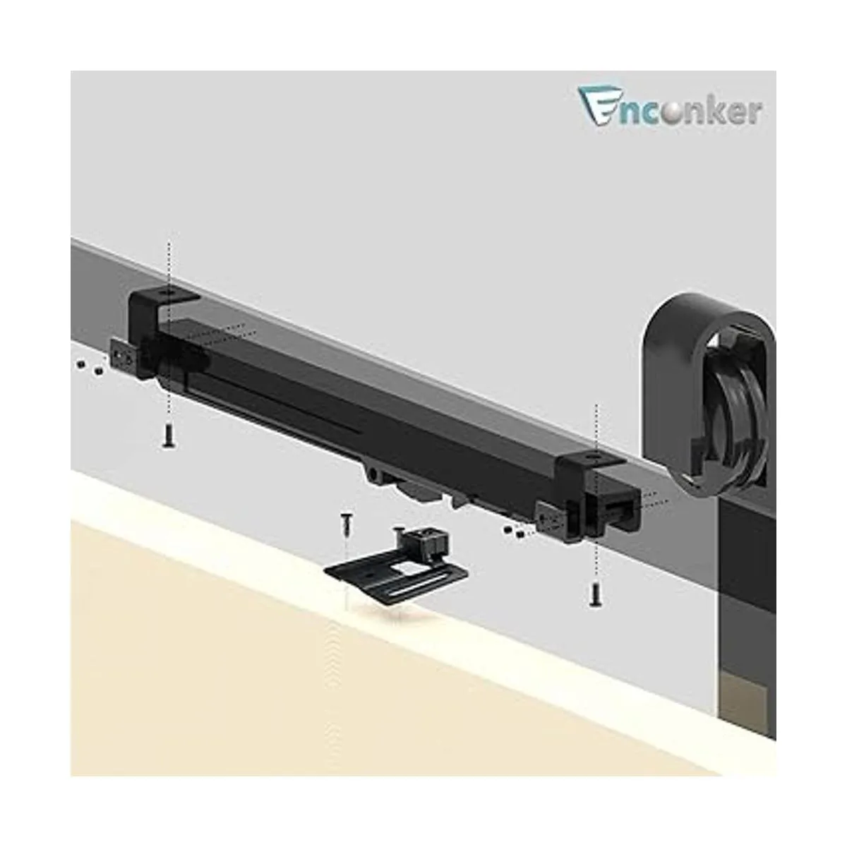 Enconker 2 piezas de mecanismo ligero de cierre suave para_4