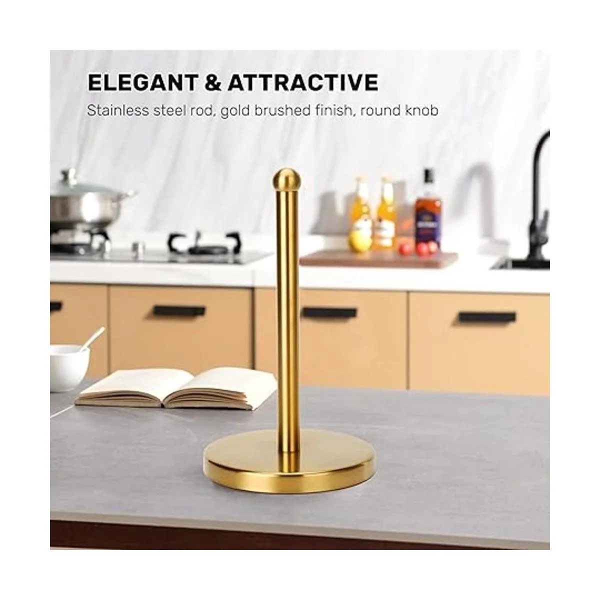 Soporte para toallas de papel dorado soporte para toallas_5