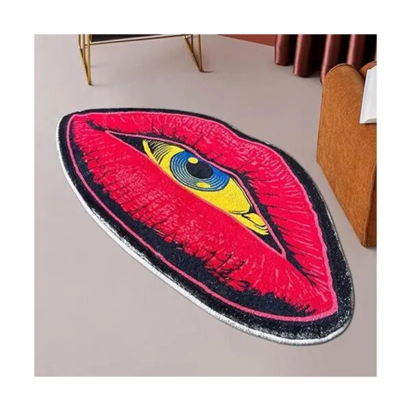 VBFGRT Interesantes alfombras de felpa con forma de ojo de_2