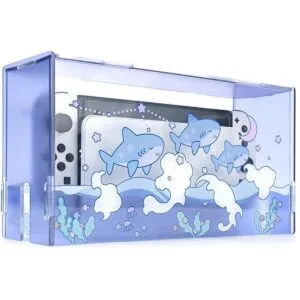 GeekShare Cute Shark Cubierta de acrílico transparente_1