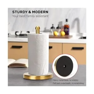 Soporte para toallas de papel dorado soporte para toallas_2