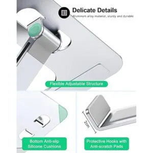 RIWUCT Soporte plegable para laptop soporte ergonómico de_6