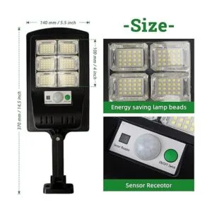 Duewot Solar Lights Outdoor 120 Led Lamp Waterproof_2
