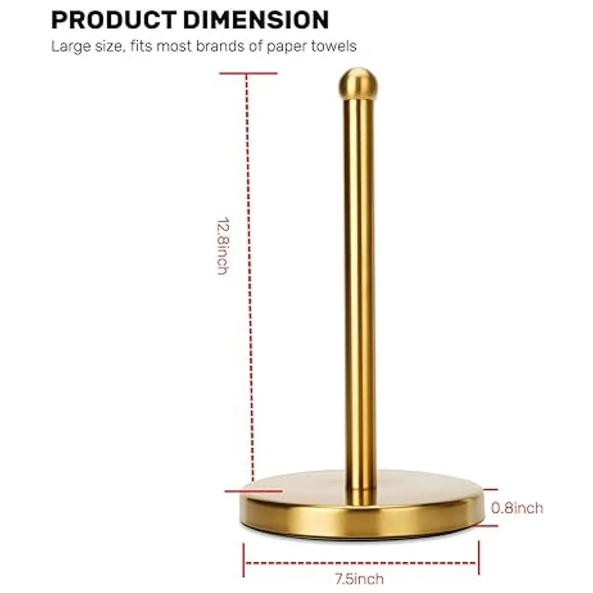 Soporte para toallas de papel dorado soporte para toallas_6