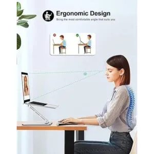 RIWUCT Soporte plegable para laptop soporte ergonómico de_2