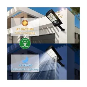 Duewot Solar Lights Outdoor 120 Led Lamp Waterproof_4