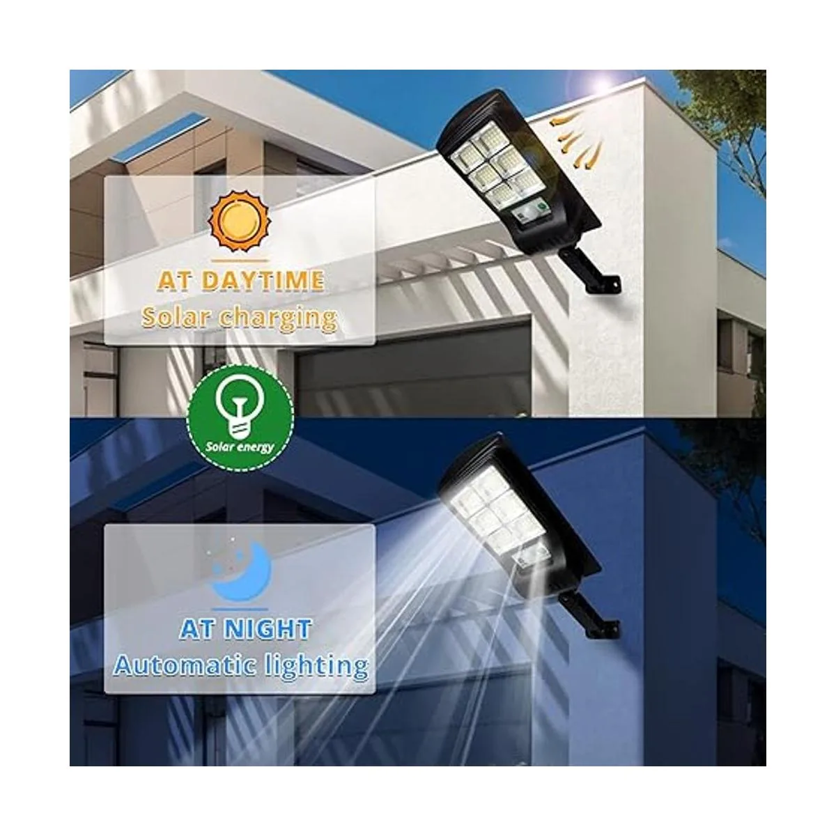 Duewot Solar Lights Outdoor 120 Led Lamp Waterproof_4