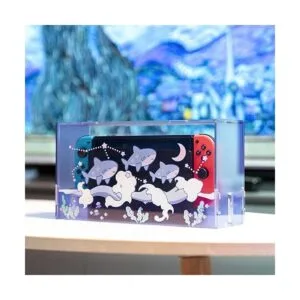 GeekShare Cute Shark Cubierta de acrílico transparente_7