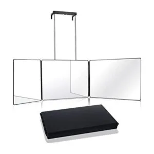 Espejo de 3 vías para auto corte de cabello espejo de_1