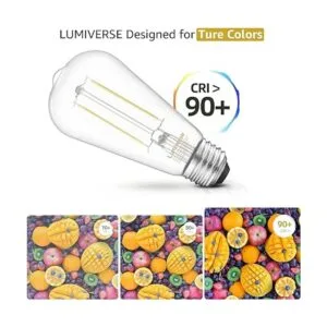 Lumiverse Bombillas LED Edison vintage E26 CRI 90_3