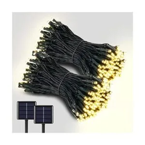 Paquete de 2 tiras de luces solares para exteriores 200_1