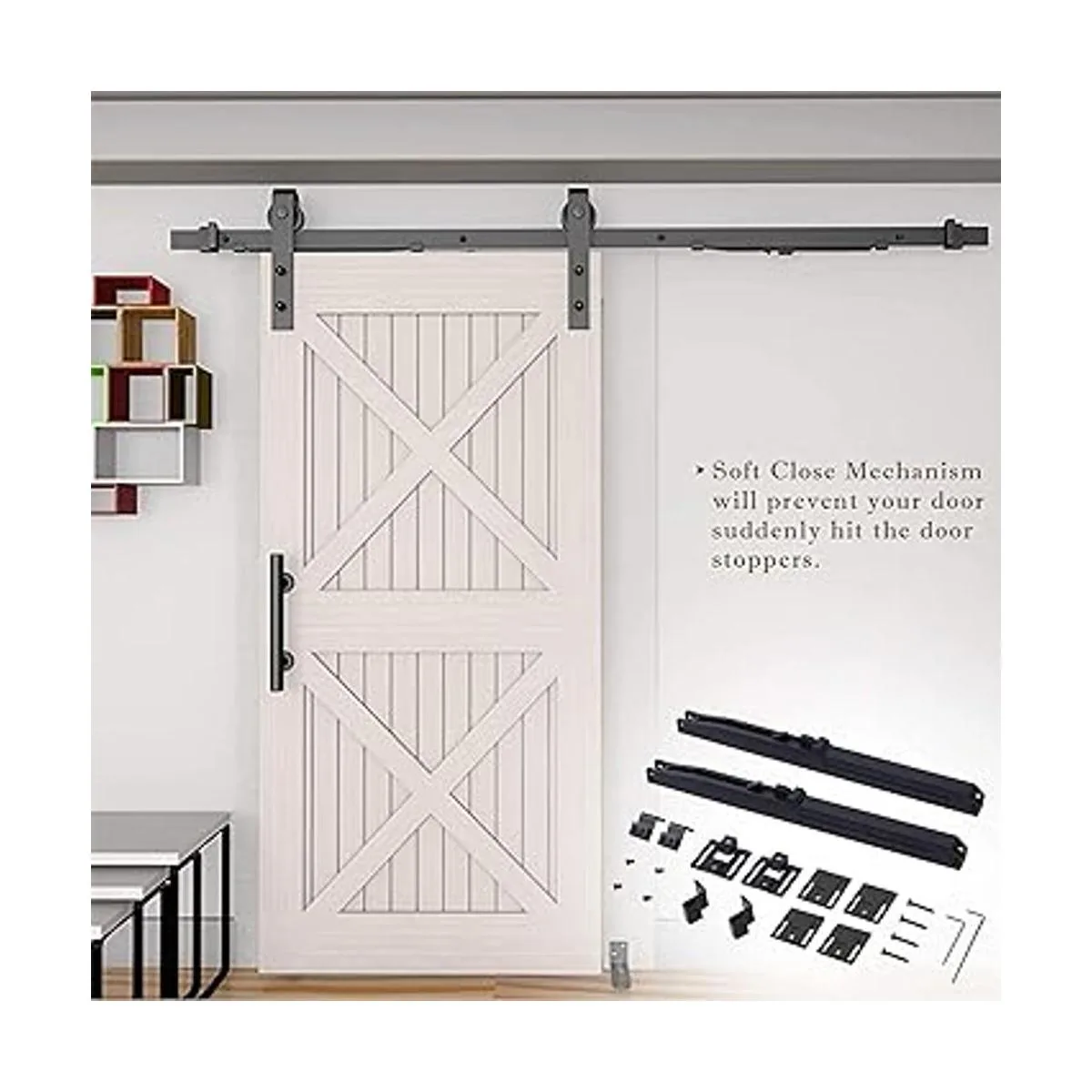 Enconker 2 piezas de mecanismo ligero de cierre suave para_6