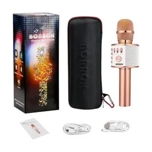 Bonaok Micrófono Q37 Rose gold_2