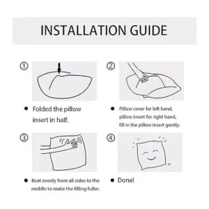 Juego de 4 fundas de almohada de mármol verde y dorado_7