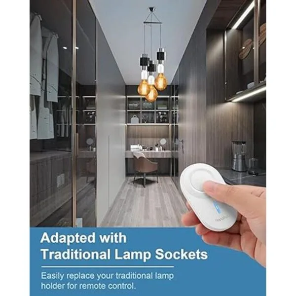 HAPYTHDA Enchufe de luz de control remoto E26E27 soporte_2