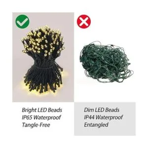 Paquete de 2 tiras de luces solares para exteriores 200_4