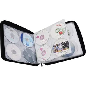TIMCORR Soporte de funda de CD de almacenamiento de DVD_5