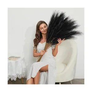 8 piezas de decoración de hierba de pampa sintética de 38_3