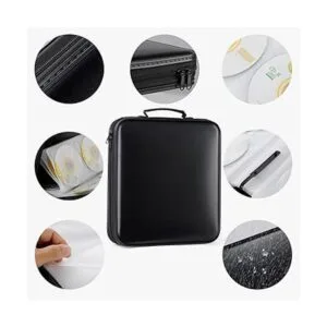 TIMCORR Soporte de funda de CD de almacenamiento de DVD_4