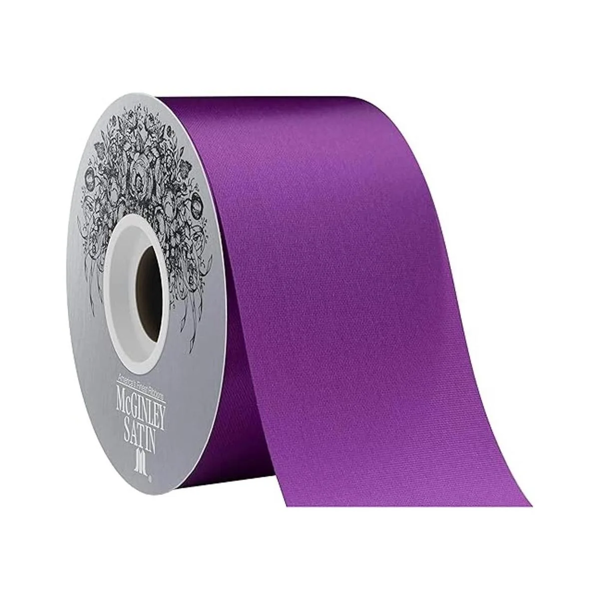 McGinley Mills Cinta de raso de acetato de 2.6 in de_1