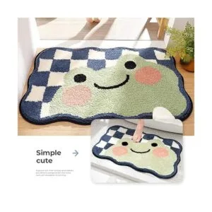 Linda alfombra de baño extra suave absorbente_3
