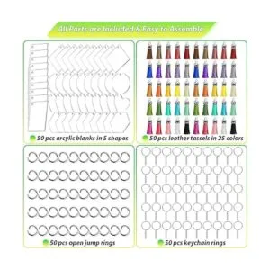 200 llaveros en blanco para vinilo llaveros acrílicos en_4