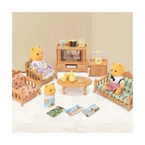 Juego de muebles de casa de muñecas para niños juguetes_6