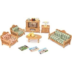 Juego de muebles de casa de muñecas para niños juguetes_1