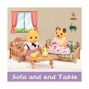 Juego de muebles de casa de muñecas para niños juguetes_5