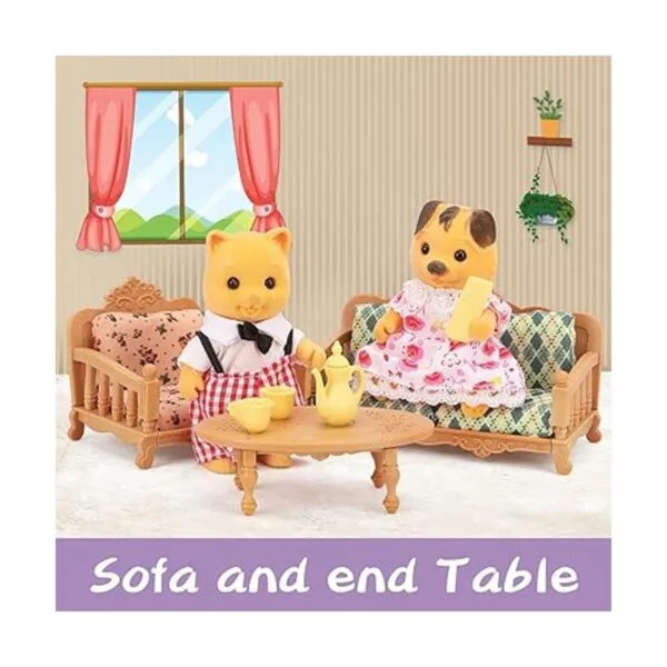 Juego de muebles de casa de muñecas para niños juguetes_5